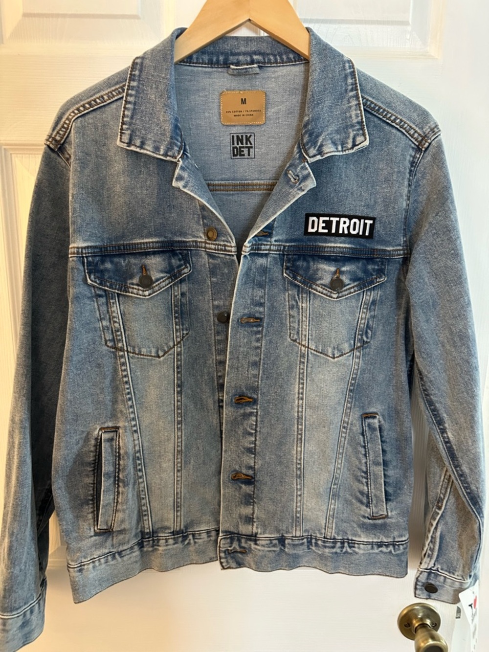 Detroit Light Blue Denim Jacket - Men's